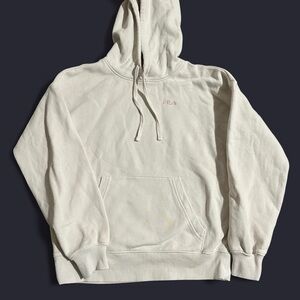 Cream Fila Hoodie